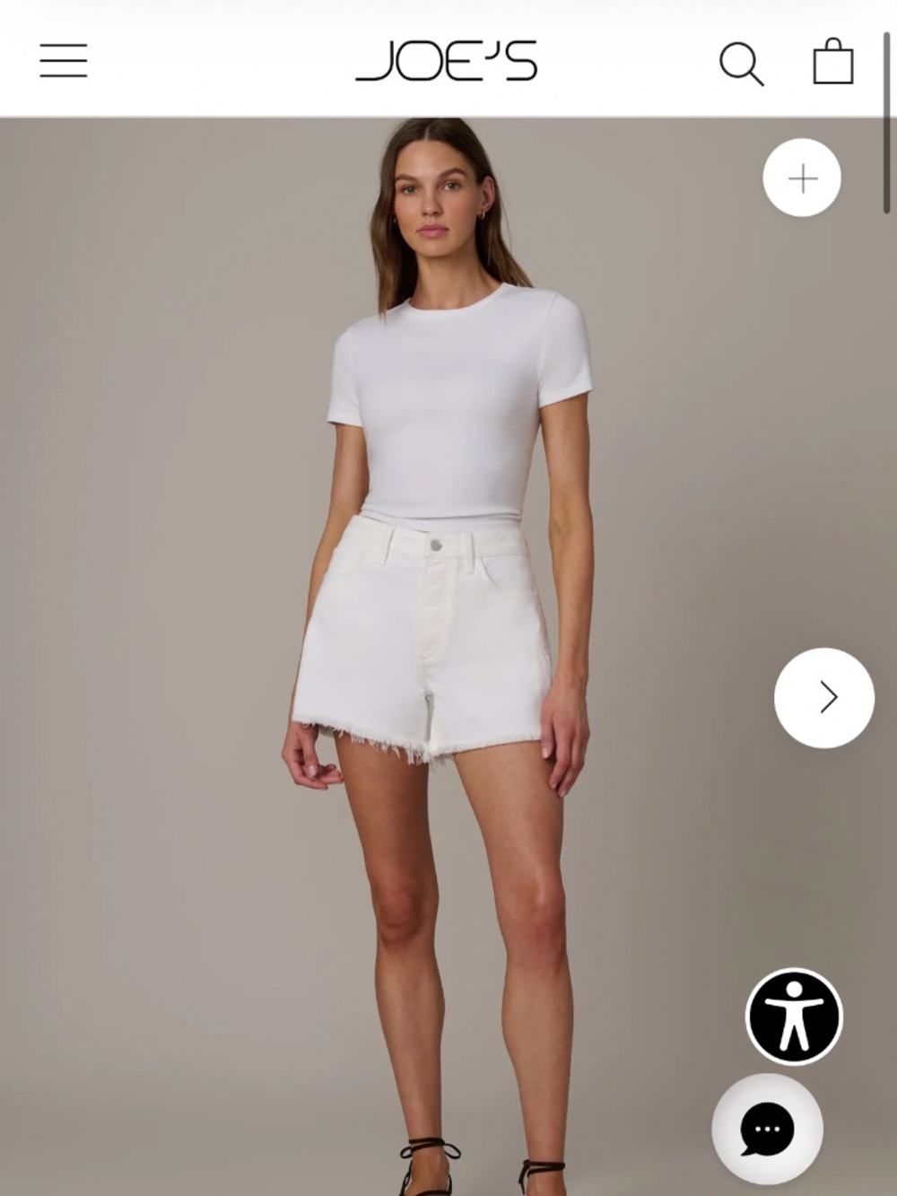 Joes The Jessie White Shorts